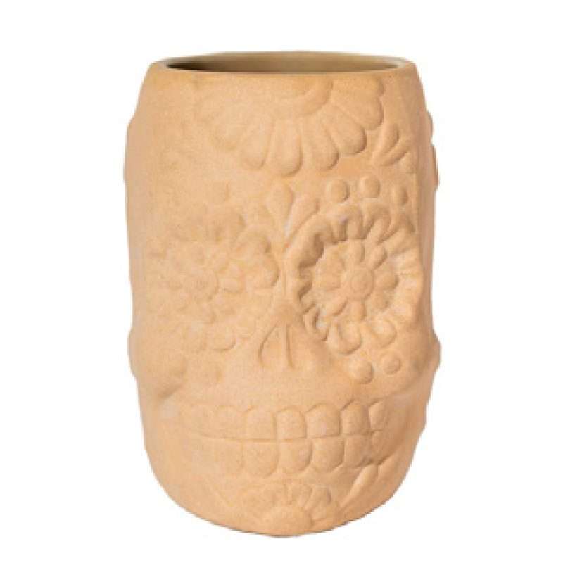 Calavera Barro Natural Cantina Tuls