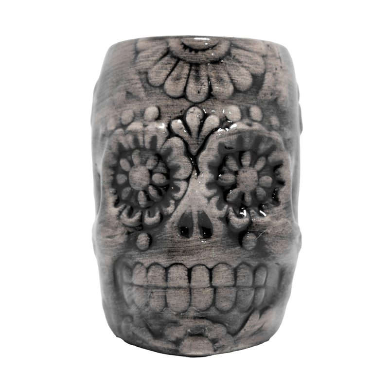 Calavera Negro Deslavado Cantina Tuls