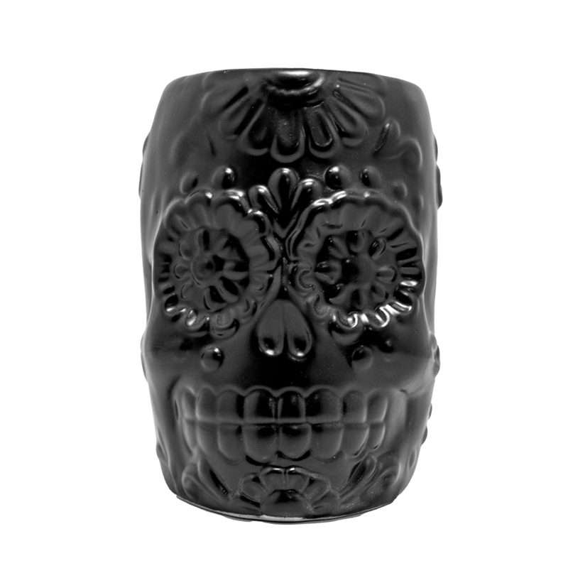 Calavera Negro Mate Cantina Tuls
