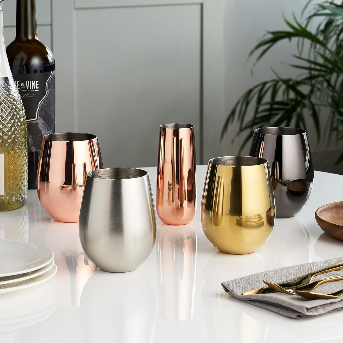 Copas sin Tallo Cobre