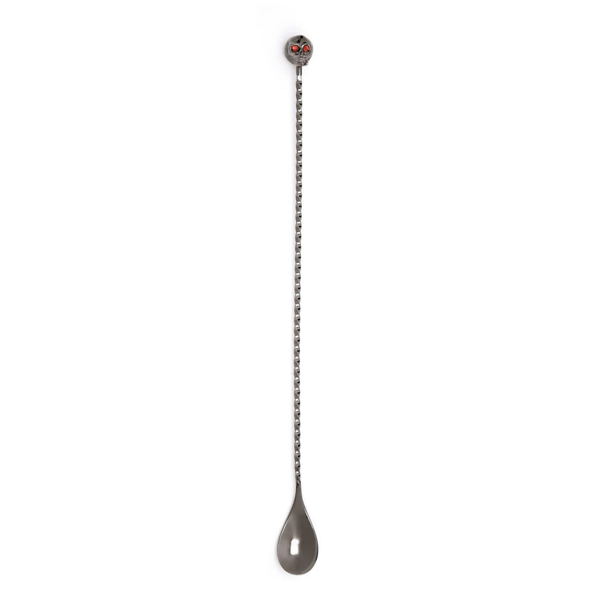 Barspoon Skull 33 cm., Gunmetal Cantina Tuls