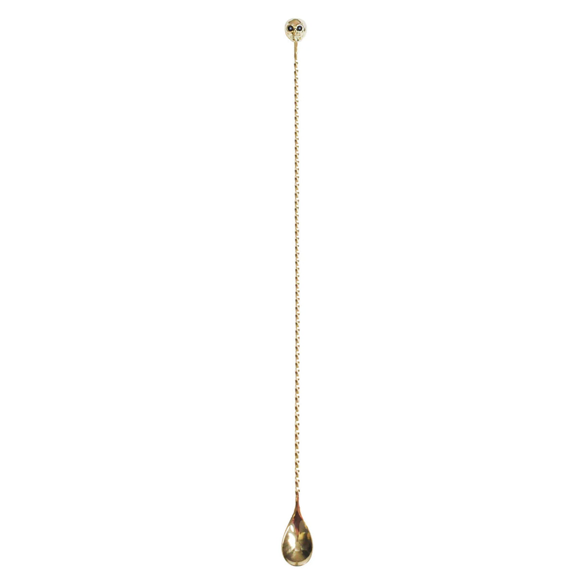 Barspoon Skull 40 cm.. Oro Cantina Tuls