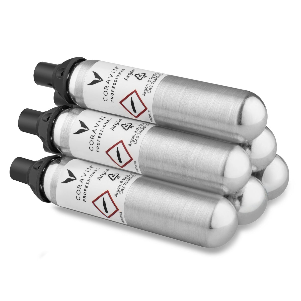 Coravin Cápsulas de Argón Profesionales, 12-pack