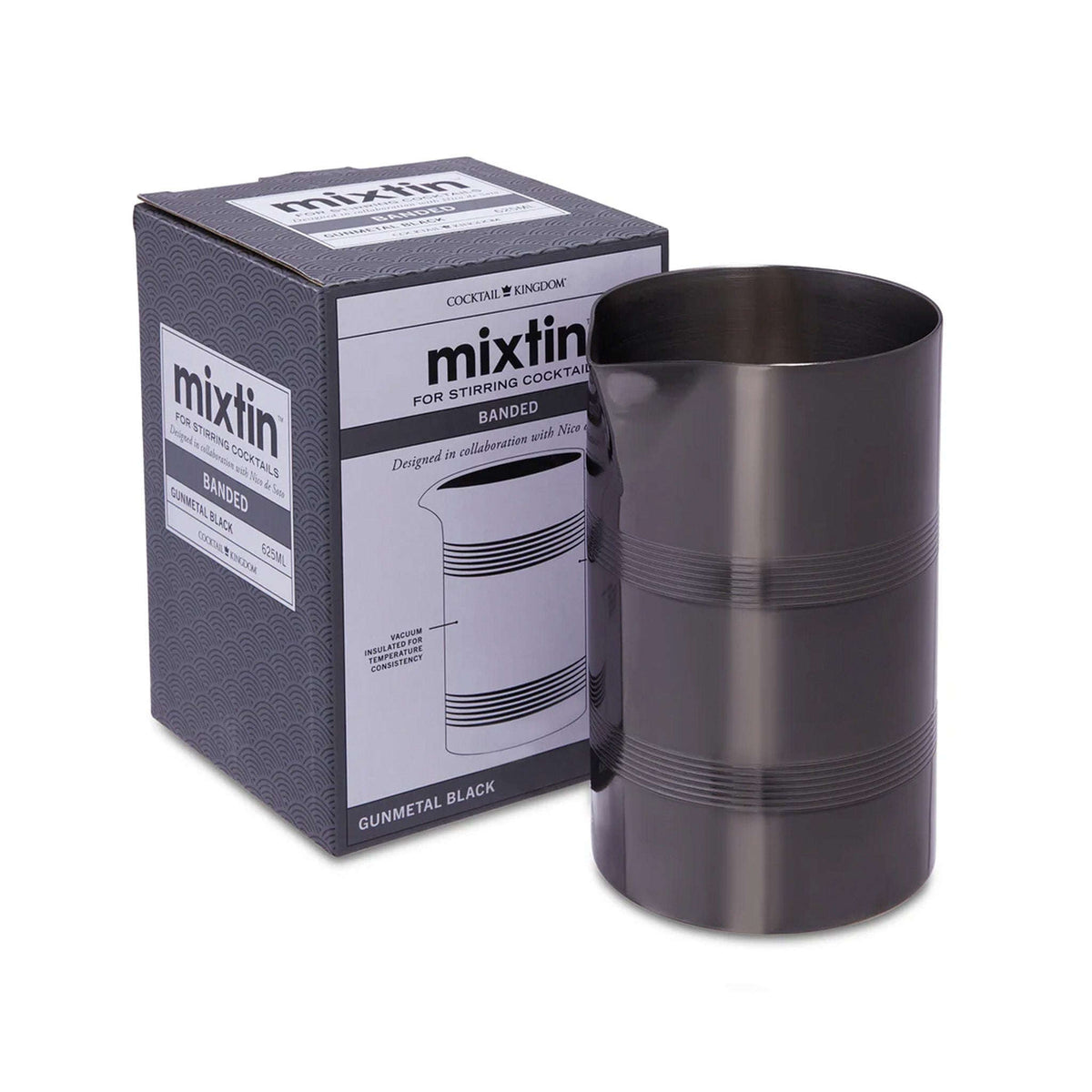 Mixtin Banded Gunmetal, 21 oz. Cantina Tuls