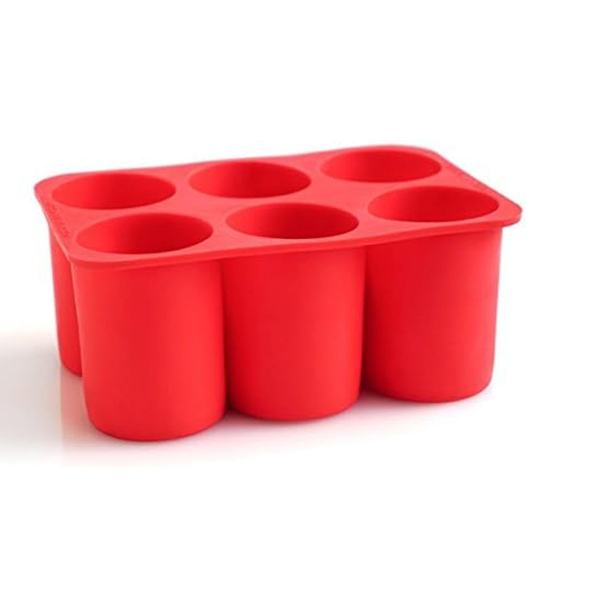 Molde para Hielos en Forma de Shot, Rojo Cantina Tuls