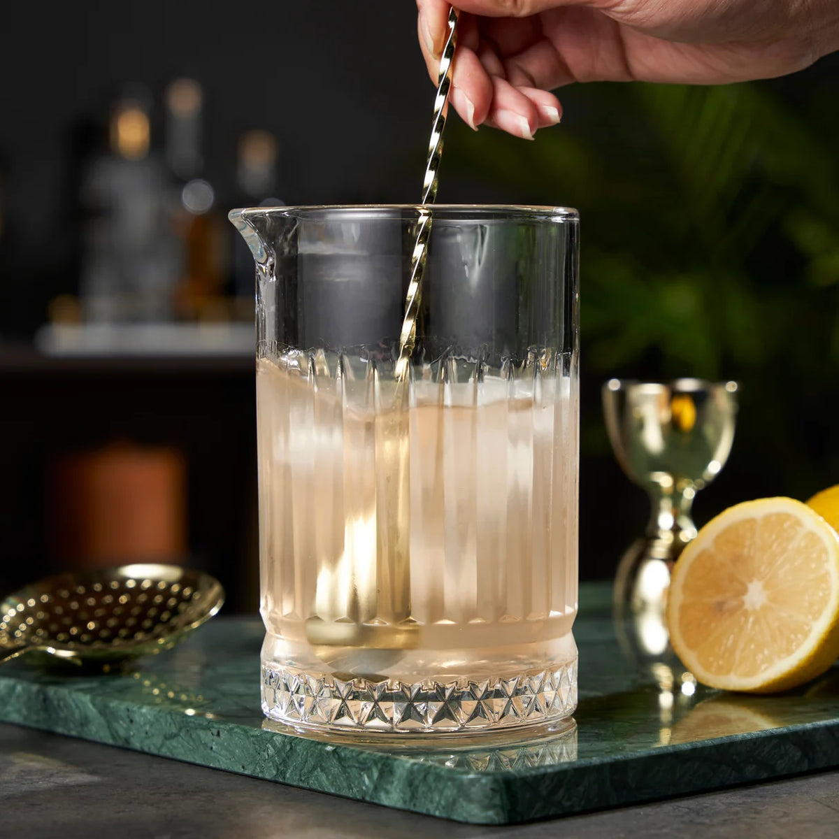 Mixing Glass Pedestal