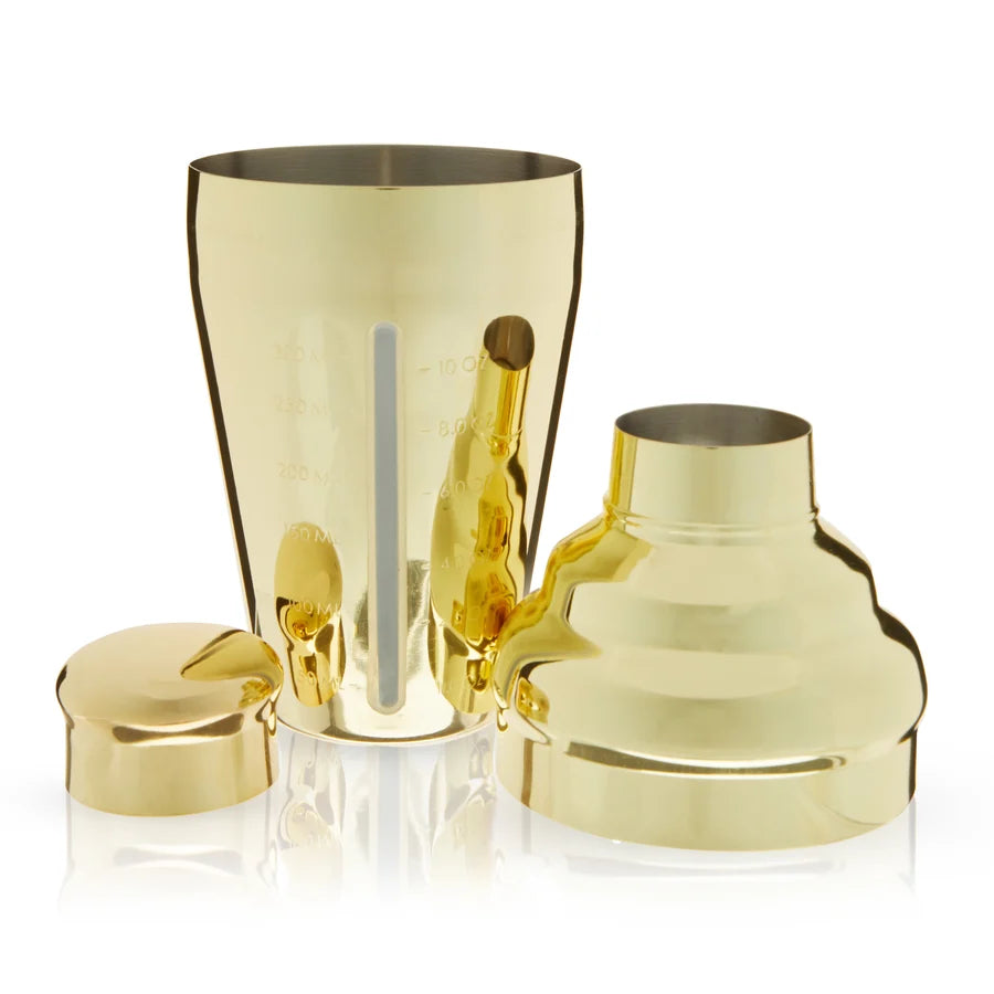 Shaker con Medidas Dorado