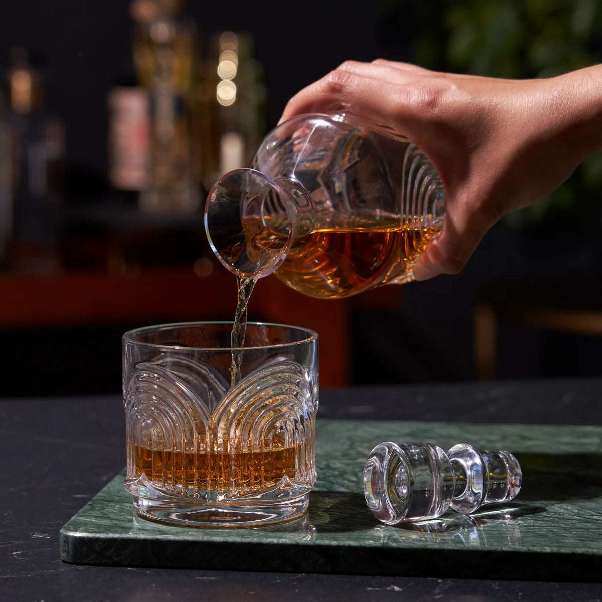 Licorera con Vasos Apilables Beau